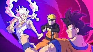 GOKU vs LUFFY vs NARUTO [upl. by Azar]