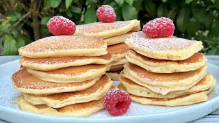 pancakes moelleux  recette facile et rapide [upl. by Aneekal693]