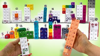 Lets Build Numberblocks Complete Mathlink Cubes 120 [upl. by Aknayirp]