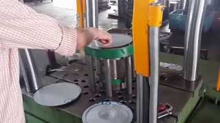 Hydraulic press for stainless steel pan production line from Accurl [upl. by Jonie281]