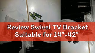 Review Swivel TV Bracket Suitable for 14”42” [upl. by Naloc]