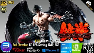 Tekken 6 PC Gameplay  RPCS3  Full Playable  PS3 Emulator  4k60FPS  2022 Latest [upl. by Odlanra966]