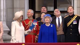 Trooping The Colour Flypast 2013 with the Band of the Royal Irish HD [upl. by Nahsab70]