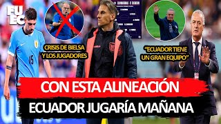 CON ESTA ALINEACIÓN PODRÍAMOS JUGAR MAÑANA 🇪🇨  ALFARO VUELVE a ECUADOR  URUGUAY ESTÁ en CRISIS [upl. by Ehcrop63]