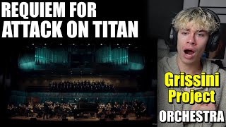 AOT Orchestra is PERFECT  REQUIEM FOR ATTACK ON TITAN  Grissini Project Orchestra [upl. by Sinnaiy]