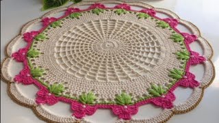 Wow so🙏 Adorable crochet thalpos 🙏doily tablecloth mandala 🙏Lokricha 🙏Thalirumal puja thali🙏 [upl. by Heng]