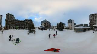 Walk in Tignes Val Claret with 360 camera [upl. by Xet]