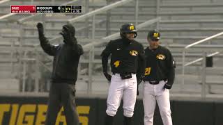 HIGHLIGHTS Mizzou Baseball vs SIUE [upl. by Corenda]