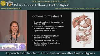 Approach to Sphincter of Oddi Dysfunction after Gastric Bypass [upl. by Stiruc]