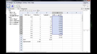 Standardavvik og varians med GeoGebra [upl. by Ellednek]