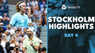 Rublev Takes On Muller Dimitrov Wawrinka amp More  Stockholm 2024 Day 4 Highlights [upl. by Ailiec]