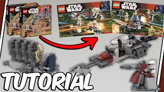 ORIGINAL Battle Packs Alternate Build Tutorial  2x 75372 Alternate Build Instructions [upl. by Eva]