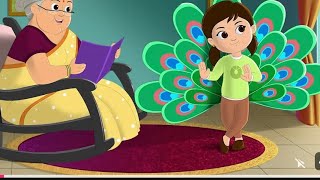 Nani Teri Morni Ko Mor Le Gaye  Popular Songs  Hindi Kids Song  Animation Video  Cartoon Video [upl. by Drannel]