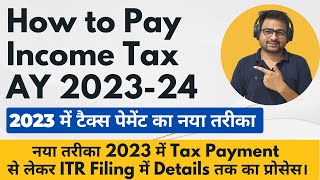 How to Pay Income Tax Online 202324  Self Assesement Tax Payment Online  Income Tax Challan [upl. by Aissela876]