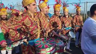 bateria escola de samba Juventude Vareira arrancada Carnaval de Ovar 2024 [upl. by Ecnarual970]