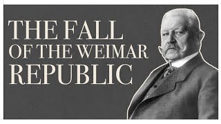 Why did Weimar Germany collapse  Germanys 20th Century 25 [upl. by Ailbert]