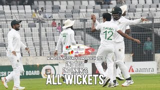 All Wickets  Bangladesh vs New Zealand  2nd Test  2nd Innings [upl. by Gerrilee931]