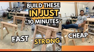 Simple sawhorses [upl. by Isiah]