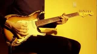 Tapped rhythm 1962 Fender Stratocaster guitar over Jazz turnaround [upl. by Gerfen]