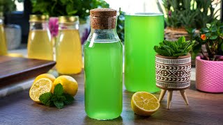 Sirop de menta cu lamaie perfect pentru bauturile racoritoare de pe timpul verii [upl. by Xonnel624]