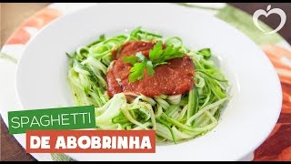 Spaghetti de abobrinha [upl. by Itraa172]