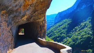 Gorges du Nan Vercors 4K drone  Magnificent French Roads [upl. by Adair]