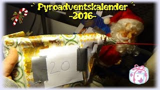 Türchen 20  Nur noch 9 Tage  Pyro Adventskalender 2016 FULLHD [upl. by Aonehc880]