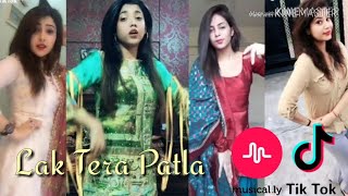 Lak Tera Patla Jiya Tik Tok Best Videos  Musically Videos [upl. by Assennev]