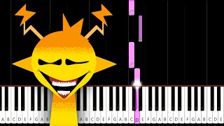 All Incredibox SPRUNKI RETAKE HORROR Sounds  Piano Tutorial [upl. by Htebharas]