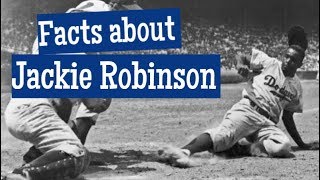 Facts about Jackie Robinson for Kids [upl. by Oringa]