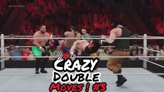 WWE 2K17 Crazy Double Moves  3 [upl. by Anyahc280]