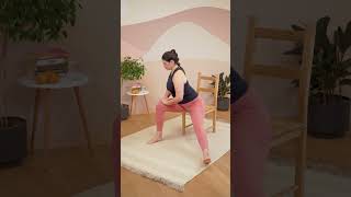 Seated Adductor Stretch for Round Ligament Pain  Pelvic Pain in Pregnancy [upl. by Lairret919]