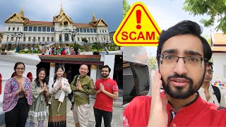 GRAND PALACE with FOREIGN FRIENDS dekha 🏯😍  SCAM hote hote bacha 😳 Thailand Vlogs  Vlog 45 [upl. by Sukramal]