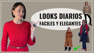 Look Diario Fácil y Elegante ¡7 Outfits para Inspirarte modamujerlilysilk [upl. by Nessim862]