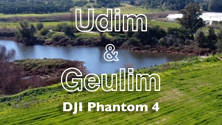 Udim amp Geulim from above by Drone HD60fps [upl. by Attenal]