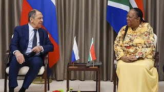 Lawrow in Südafrika  Baltische Staaten und Russland schränken diplomatische Beziehungen ein [upl. by Amend]