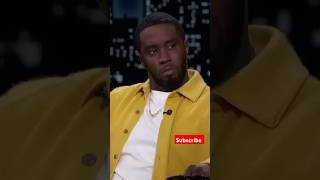 P DIDDY gets uncomfortable when asked about JLo Will Smith and Jada on JIMMY KIMMEL LI news [upl. by Normand336]