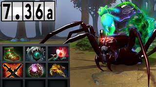 Broodmother  1x9 GAME Dota 2 Gameplay 736a [upl. by Durwyn210]