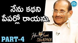 Writer amp Director K V Vijayendra Prasad Interview  Part 4  Heart To Heart With Swapna [upl. by Turnheim]