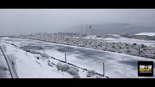 Its snowing at Afriski in Lesotho tonight [upl. by Alasteir373]