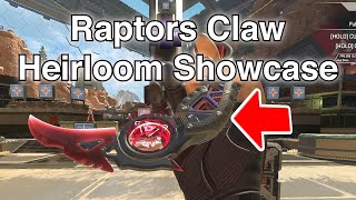 Raptors Claw Heirloom Animations Showcase Apex Legends Season 23 [upl. by Way522]