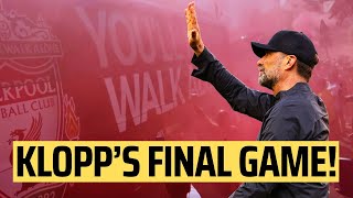 INCREDIBLE SCENES Liverpool fans welcome Jurgen Klopp to Anfield Klopps last game [upl. by Ardnasak]