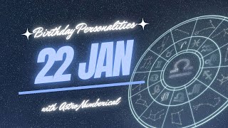 22 January Zodiac Horoscope Birthday Personality amp Traits Revealed [upl. by Nitsyrc]