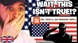 Brit Reacts to 25 Myths About America People Believe Are True [upl. by Seravat]