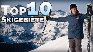 Diese 10 Skigebiete muss man gesehen haben [upl. by Yrrep609]