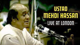 Ustad Mehdi Hassan  Live at London 2nd Oct 1990  Mehdi Hassan Live Performance  Old Hindi Songs [upl. by Tloh729]