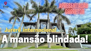 IMPRESSIONANTE Mansão BLINDADA em Jurerê Internacional vivajurerecom  Imóveis em Jurerê IN [upl. by Orgel]