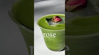 Home Barista Matcha Series 🍵  Rose Honey Matcha Latte 🌹🍯  Matcha Recipes shorts latte matcha [upl. by Eidas]