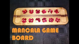 Mancala Game Board Home Built [upl. by Niki]