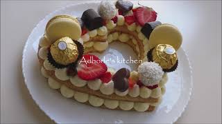 Make your cake Extra Special  HEART CAKE RECIPE  Easy cake recipe [upl. by Anial397]